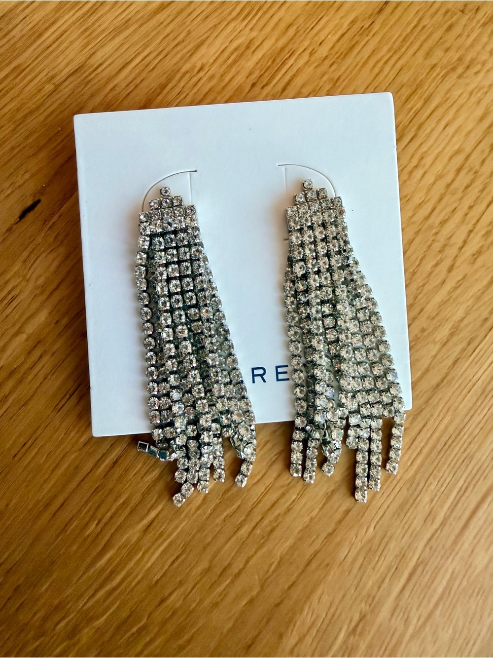 Clare V Layered Stone Statement Earrings - Clear Original: $95 - Picture 2 of 11